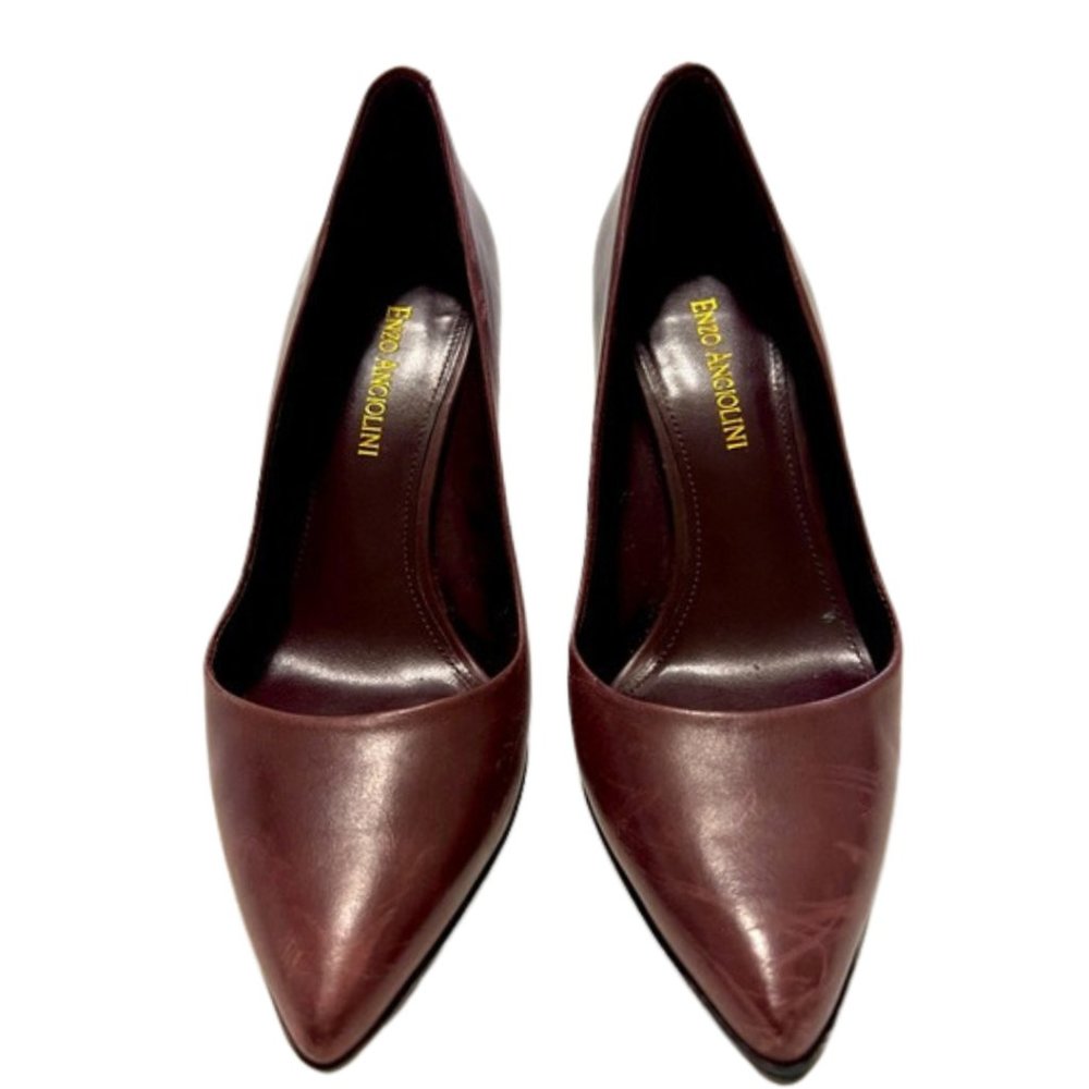 Maroon Enzo Angiolini heels